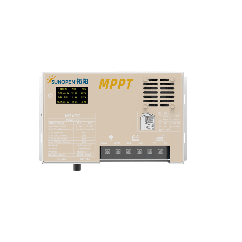 M Series variable voltage MPPT Solar Charge Controller