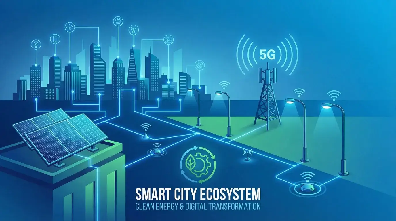 Ciudades Inteligentes e Infraestructura IoT Solar